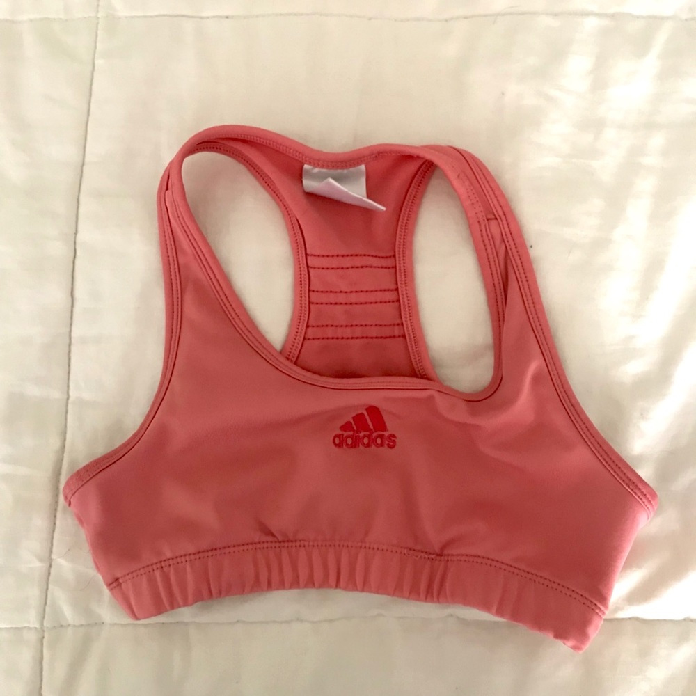Pink Adidas Sports Bra